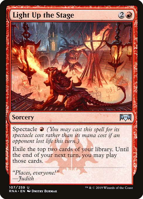 Light Up the Stage (107) - Ravnica Allegiance - Game On