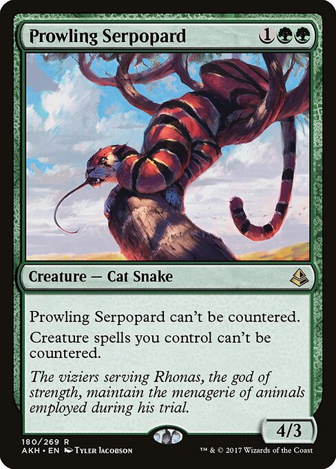 Prowling Serpopard (180) (Foil) - Amonkhet - Game On
