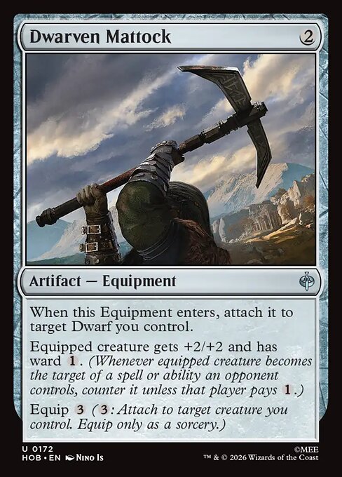Dwarven Mattock (172) (Foil) - The Hobbit - Game On