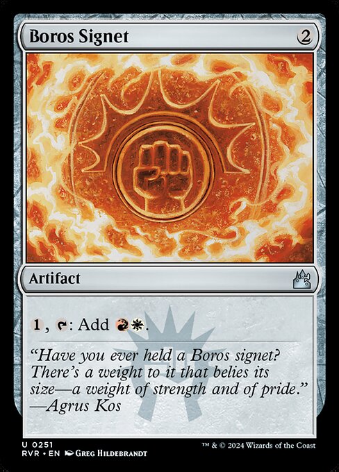 Boros Signet (251) (Foil) - Ravnica Remastered - Game On