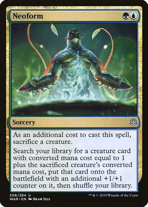 Neoform (206) (Foil) - War of the Spark - Game On