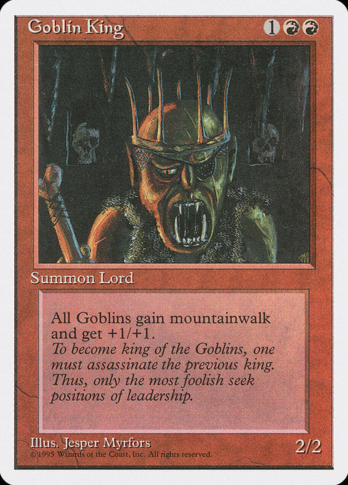 Goblin King (198) - Fourth Edition - Game On