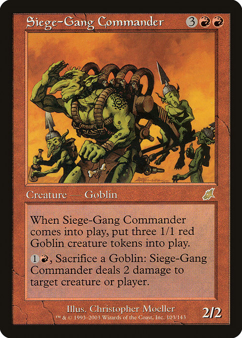 Siege-Gang Commander (103) - Scourge - Game On