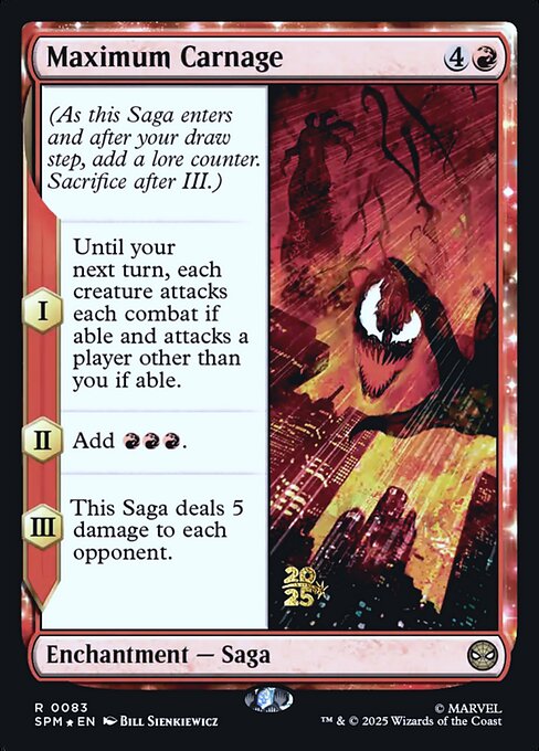 Maximum Carnage (83s) (Foil) - Marvel's Spider-Man Promos - Game On