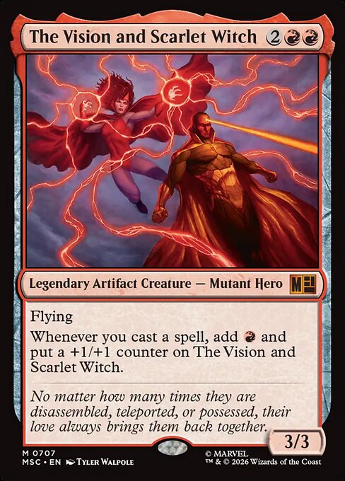 The Vision and Scarlet Witch (707) - Marvel Super Heroes Commander - Game On