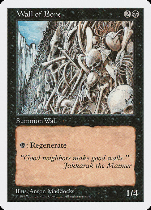 Wall of Bone (203) - Fifth Edition - Game On