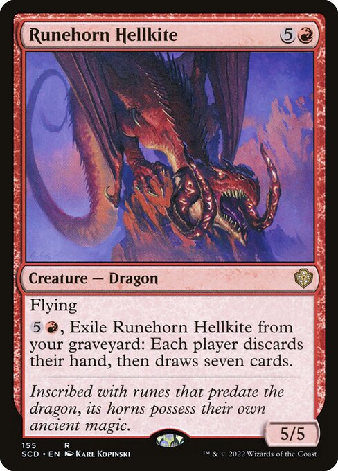 Runehorn Hellkite (155) - Starter Commander Decks - Game On