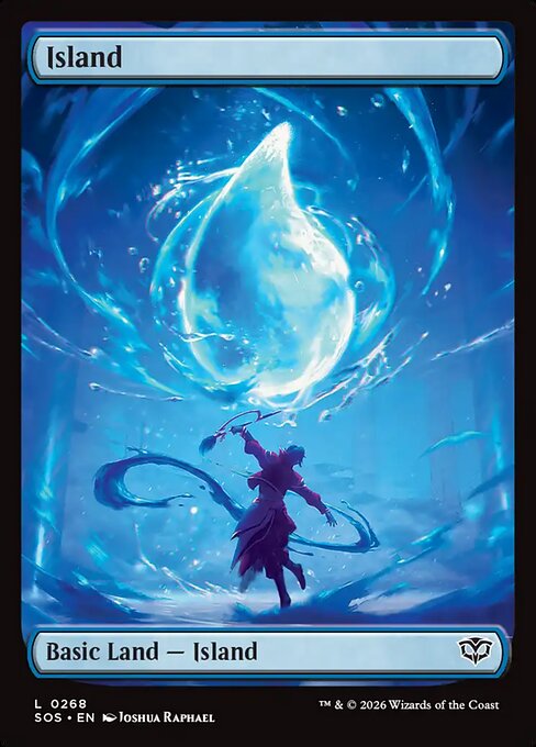 Island (268) - FULL ART - Secrets of Strixhaven - Game On