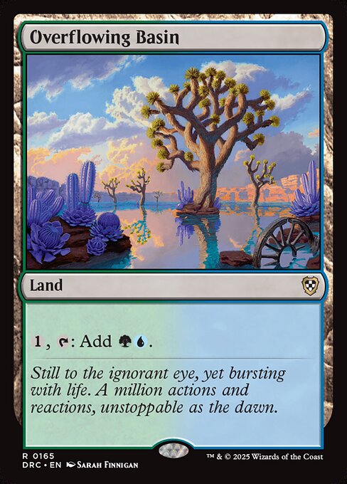 Overflowing Basin (165) - Aetherdrift Commander - Game On