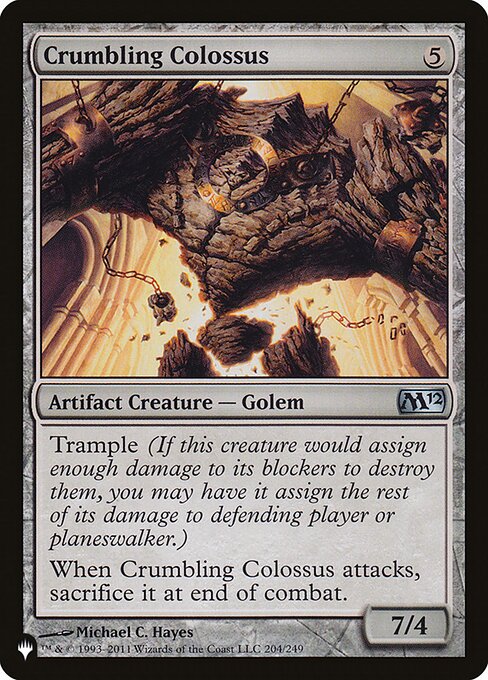 Crumbling Colossus (M12-204) - The List - Game On