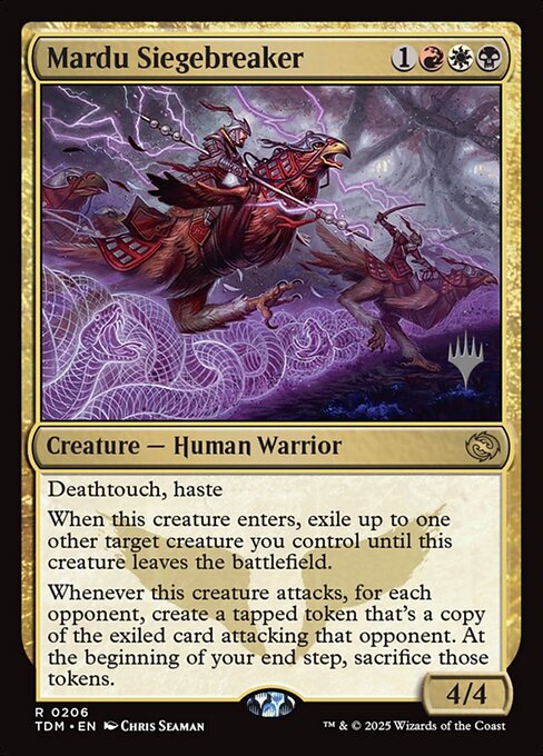 Mardu Siegebreaker (206p) - Tarkir: Dragonstorm Promos - Game On