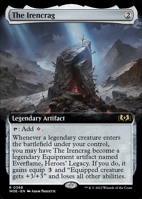 The Irencrag (368) - EXTENDED ART (Foil) - Wilds of Eldraine - Game On