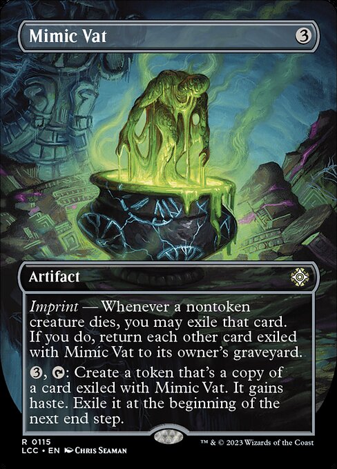 Mimic Vat (115) - BORDERLESS (Foil) - The Lost Caverns of Ixalan Commander - Game On