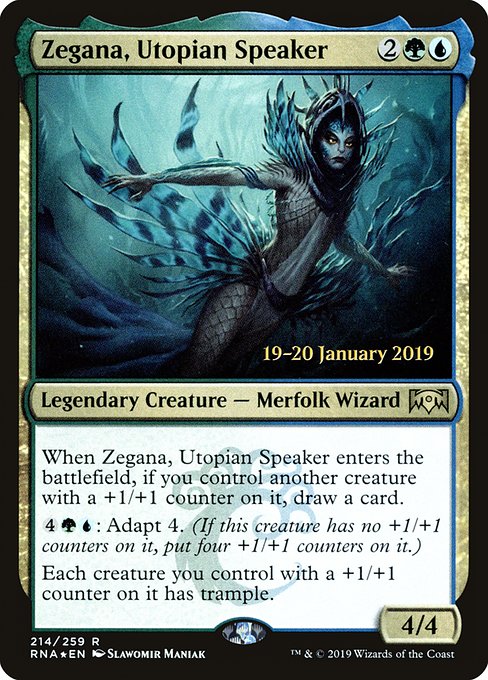 Zegana, Utopian Speaker (214s) (Foil) - Ravnica Allegiance Promos - Game On