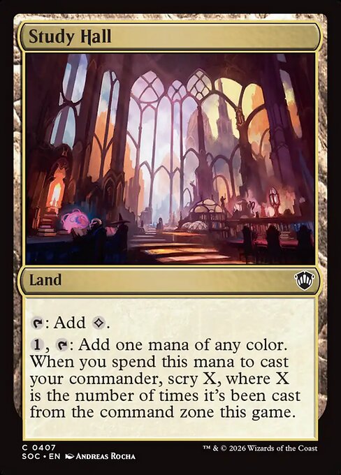 Study Hall (407) - Secrets of Strixhaven Commander - Game On