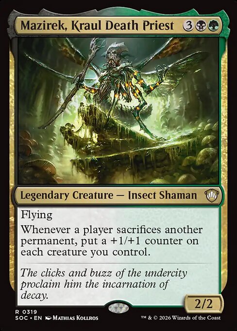 Mazirek, Kraul Death Priest (319) - Secrets of Strixhaven Commander - Game On