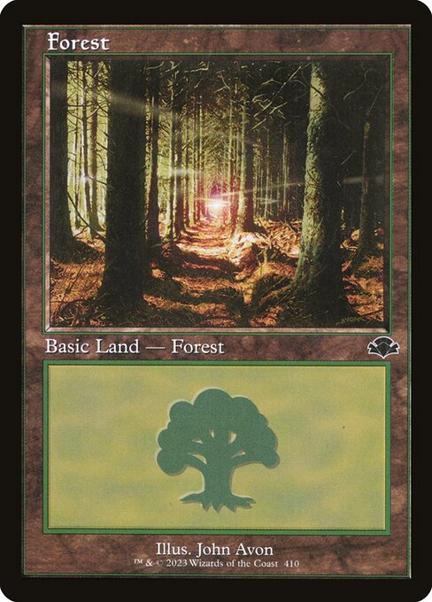 Forest (410) (Foil) - Dominaria Remastered - Game On