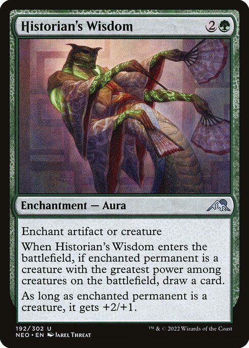 Historian's Wisdom (192) (Foil) - Kamigawa: Neon Dynasty - Game On