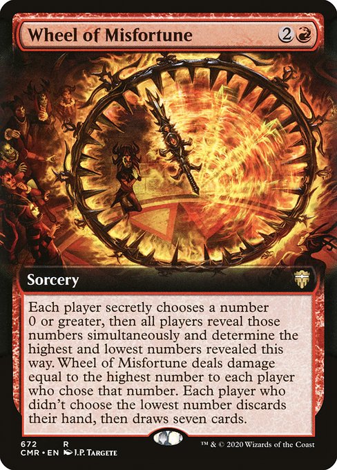 Wheel of Misfortune (672) - EXTENDED ART - Commander Legends - Game On