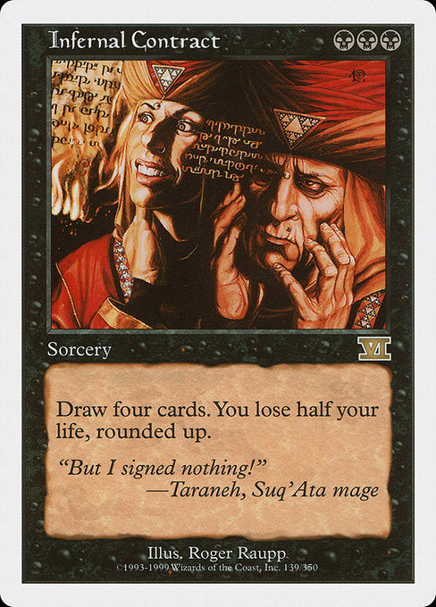Infernal Contract (139) - Classic Sixth Edition - Game On