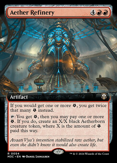 Aether Refinery (54) - EXTENDED ART - Modern Horizons 3 Commander - Game On