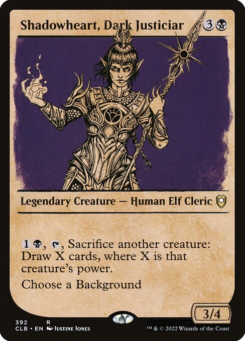 Shadowheart, Dark Justiciar (392) - SHOWCASE - Commander Legends: Battle for Baldur's Gate - Game On