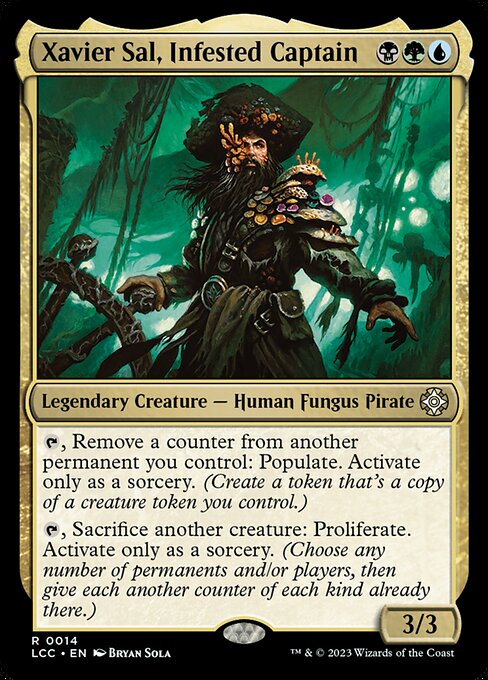 Xavier Sal, Infested Captain (14) (Foil) - The Lost Caverns of Ixalan Commander - Game On