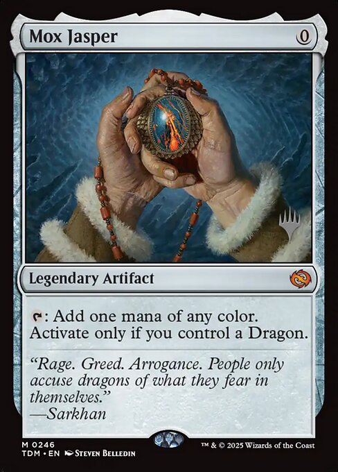 Mox Jasper (246p) - Tarkir: Dragonstorm Promos - Game On