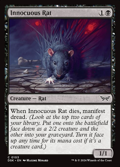 Innocuous Rat (103) - Duskmourn: House of Horror - Game On