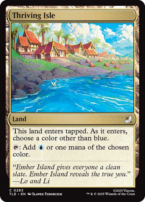 Thriving Isle (263) (Foil) - Avatar: The Last Airbender Eternal - Game On