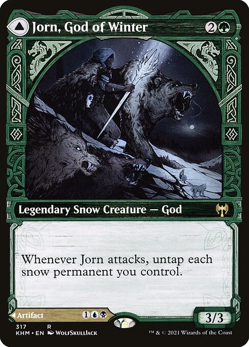 Jorn, God of Winter // Kaldring, the Rimestaff (317) - SHOWCASE - Kaldheim - Game On