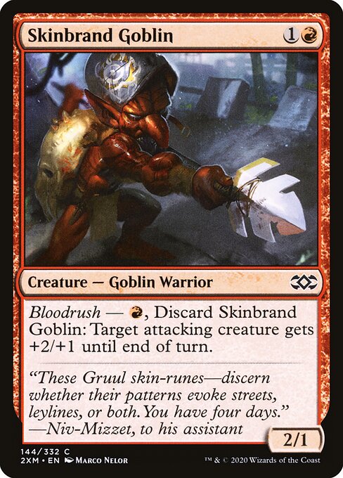 Skinbrand Goblin (144) (Foil) - Double Masters - Game On