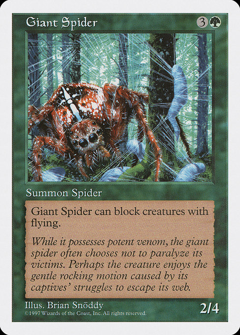 Giant Spider (300) - Fifth Edition - Game On