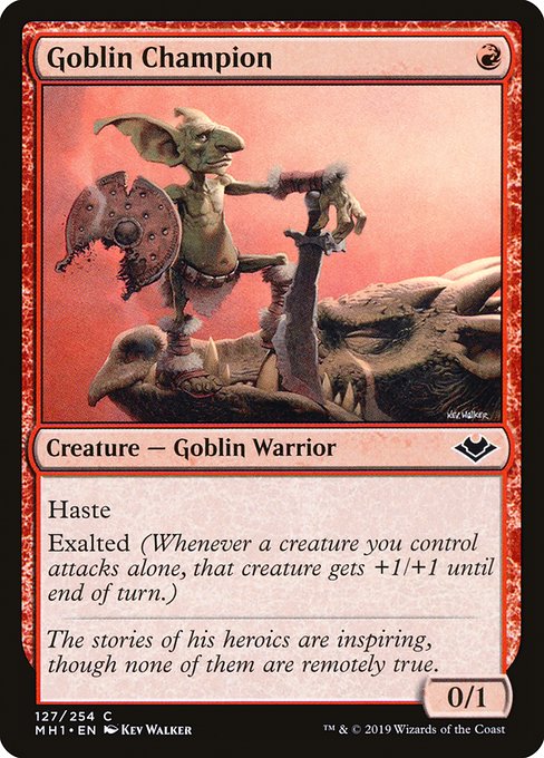 Goblin Champion (127) - Modern Horizons - Game On