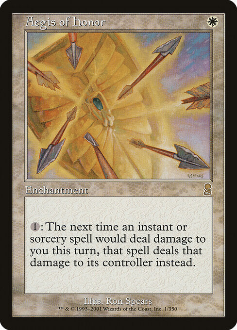 Aegis of Honor (1) (Foil) - Odyssey - Game On
