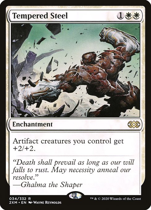 Tempered Steel (34) (Foil) - Double Masters - Game On