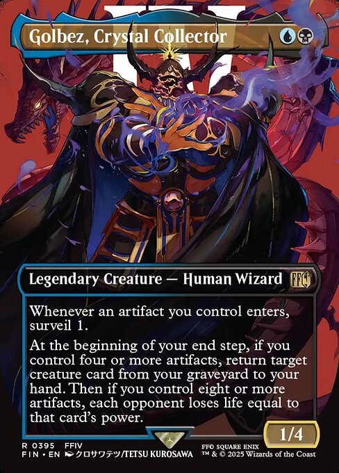 Golbez, Crystal Collector (395) - BORDERLESS - FULL ART (Foil) - Final Fantasy - Game On
