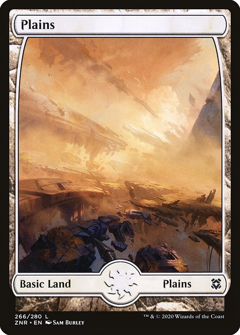 Plains (266) - FULL ART - Zendikar Rising - Game On