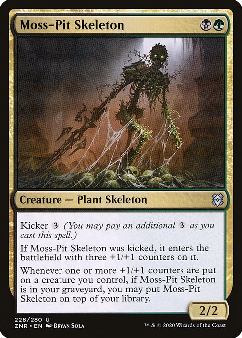 Moss-Pit Skeleton (228) (Foil) - Zendikar Rising - Game On