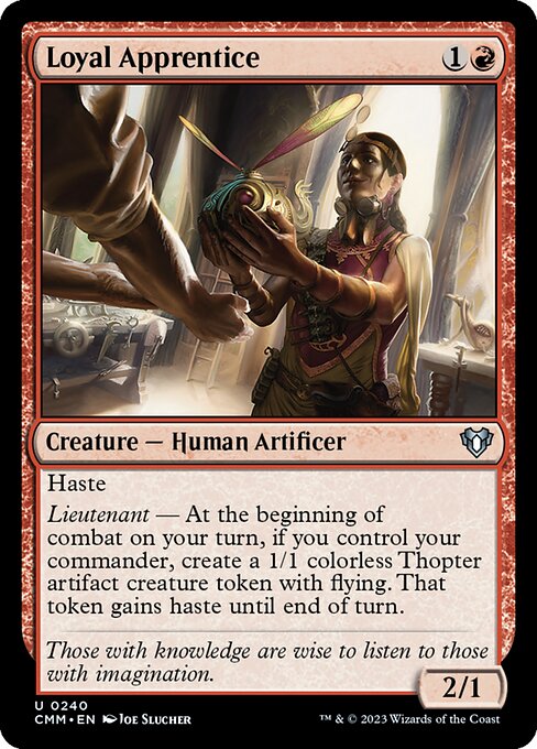 Loyal Apprentice (240) - Commander Masters - Game On