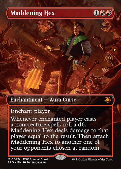 Maddening Hex (70) - BORDERLESS - FULL ART (Foil) - Special Guests - Game On