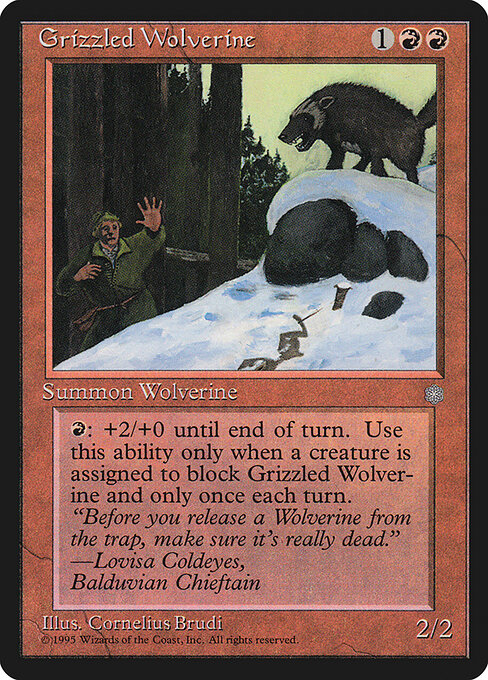 Grizzled Wolverine (192) - Ice Age - Game On
