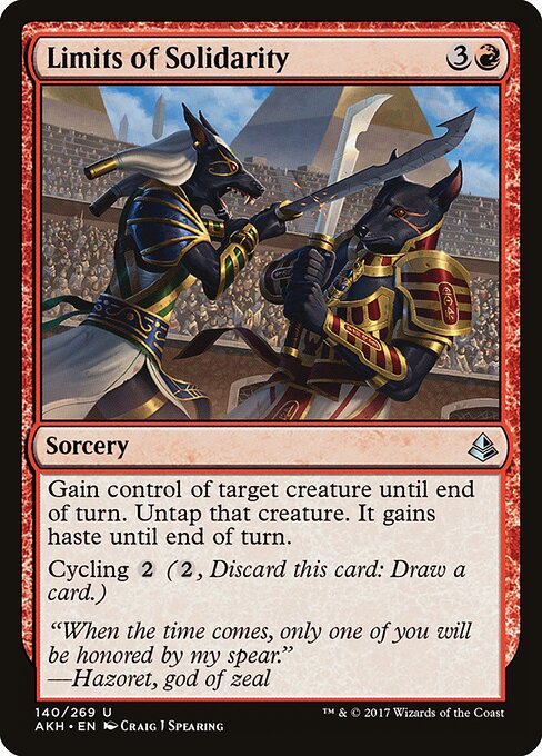 Limits of Solidarity (140) - Amonkhet - Game On