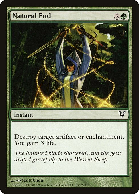 Natural End (185) (Foil) - Avacyn Restored - Game On