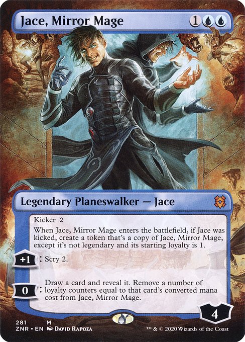 Jace, Mirror Mage (281) - BORDERLESS - FULL ART - Zendikar Rising - Game On