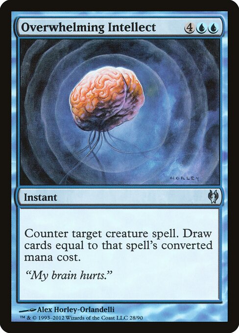 Overwhelming Intellect (28) - Duel Decks: Izzet vs. Golgari - Game On