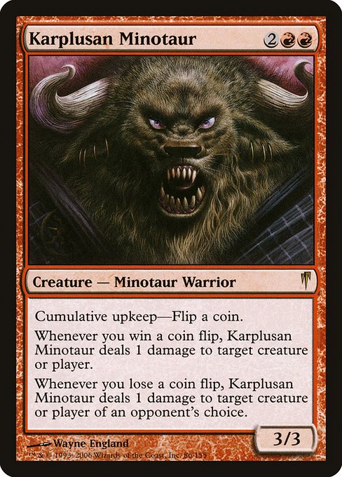 Karplusan Minotaur (86) - Coldsnap - Game On