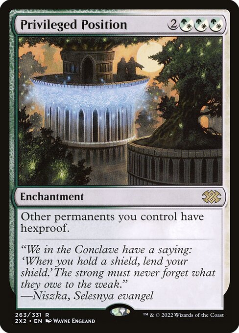 Privileged Position (263) (Foil) - Double Masters 2022 - Game On