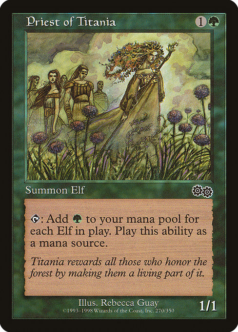 Priest of Titania (270) - Urza's Saga - Game On