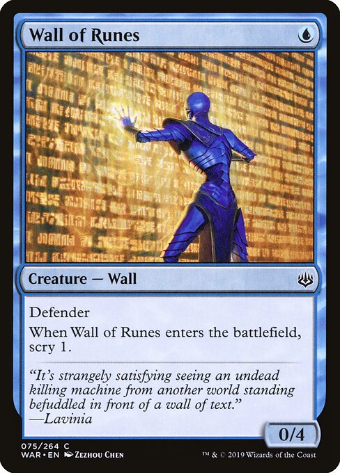 Wall of Runes (75) - War of the Spark - Game On